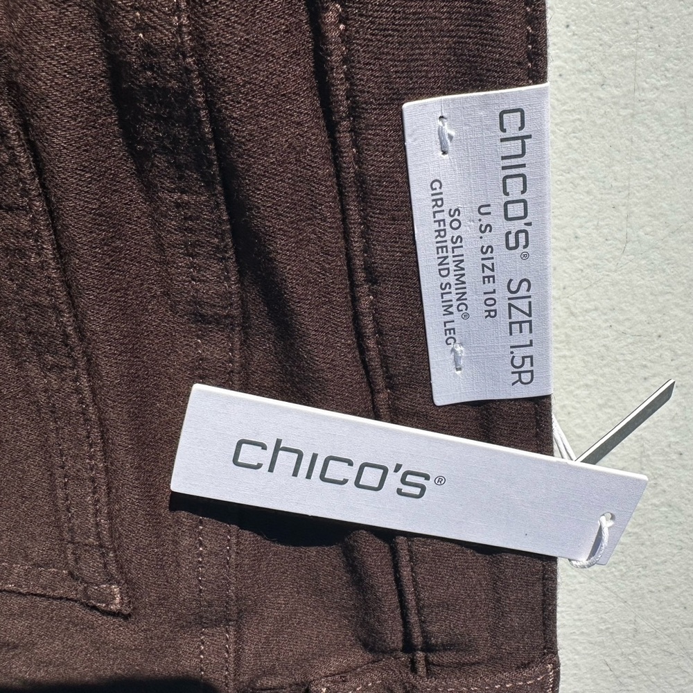Chico's Rich Brown Ankle Pants - Picture 5 of 5